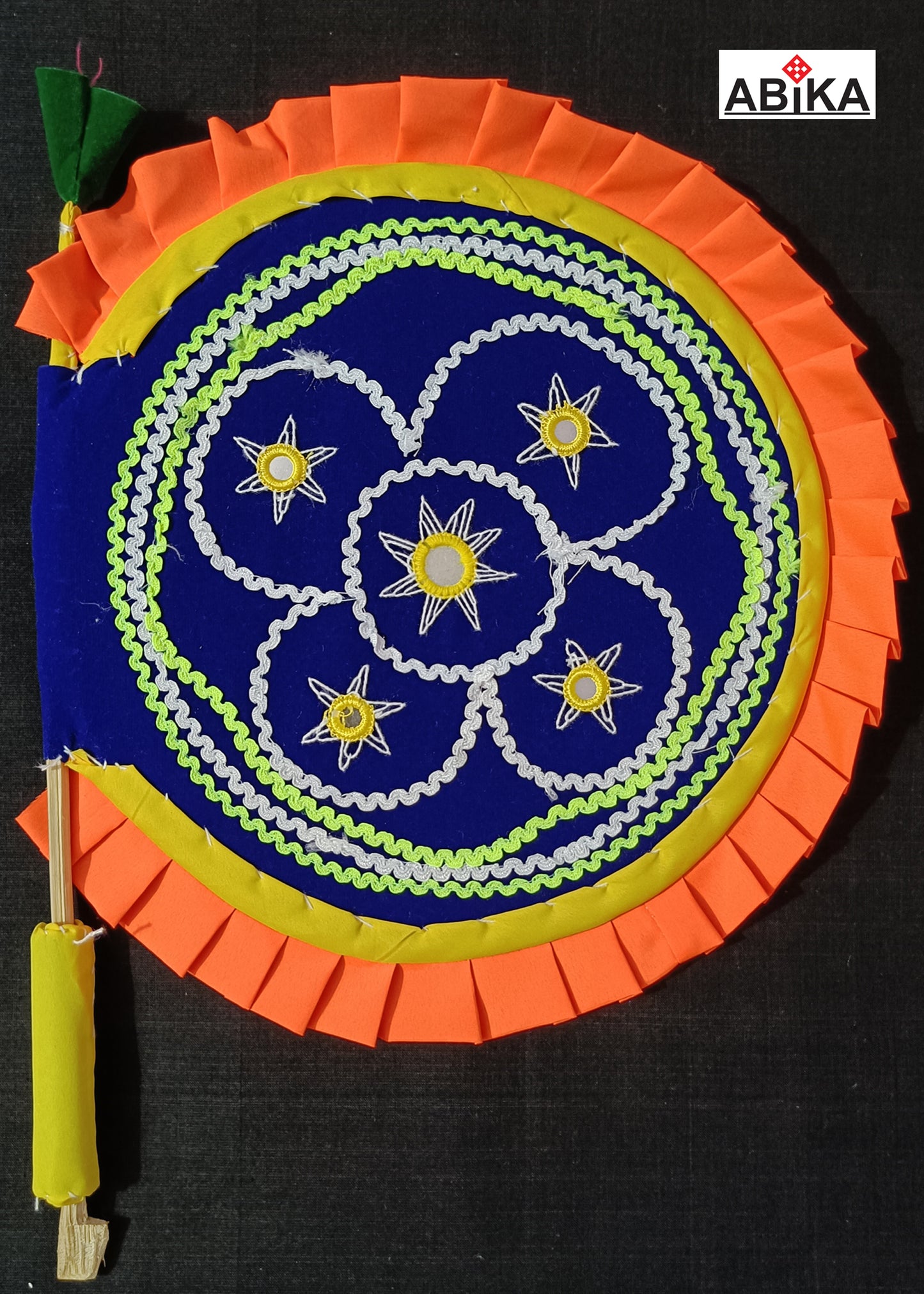 Hand Crafted Hand Fan | Handmade Pipili Applique